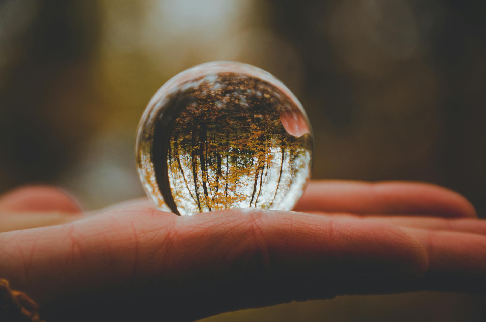 close up photo of crystal ball