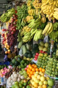 assorted fruits stall