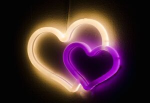 heart shaped neon signs